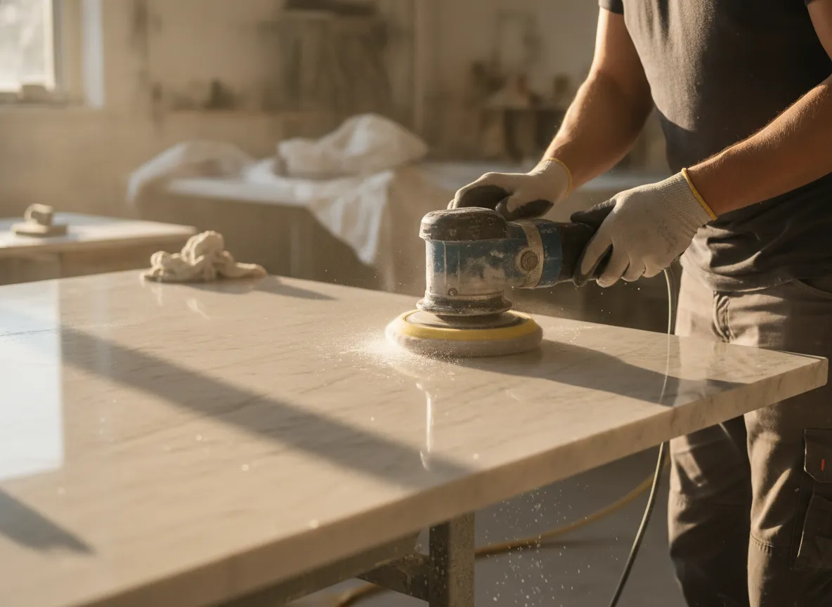 Marble countertop polishing i Marbella